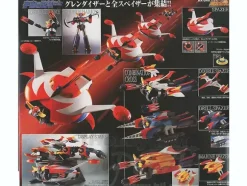 Soul of Chogokin GX-04S Grendizer & All Speizer Set