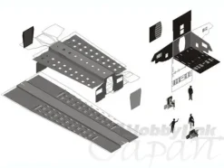 1/144 Space Clipper Detail Up Etching Part Set