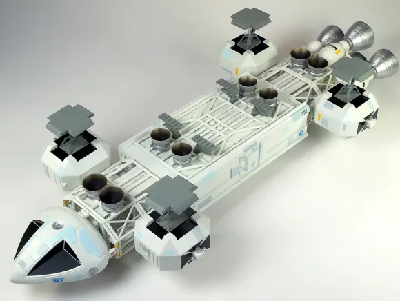 1/48 Space:1999 Eagle Transporter (Semi-finished Painted Kit)