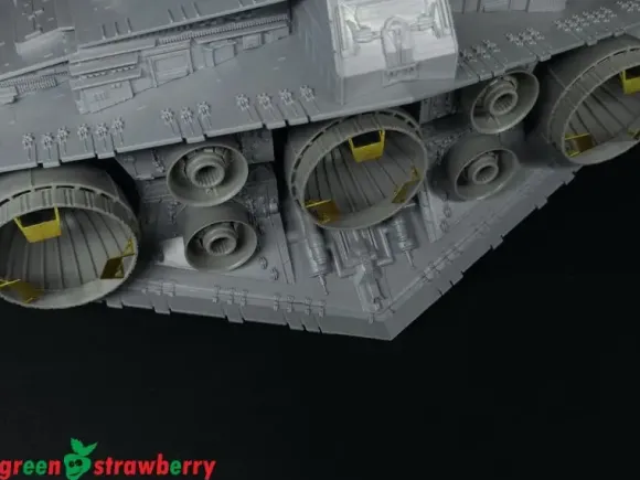 1/2700 Star Destroyer Engine Bells (Resin, Photoetch) (for Zvezda/Revell)