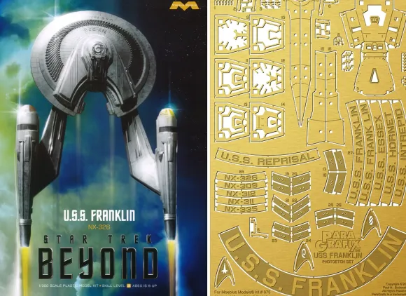 1/350 Star Trek Beyond: NX-326 USS Franklin + Detail Up Set