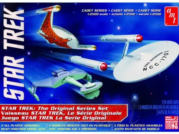 1/2500 STAR TREK CADET SERIES TOS ERA SHIP SET