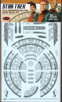 1/1000 Star Trek: Discovery U.S.S. Enterprise Decal Set