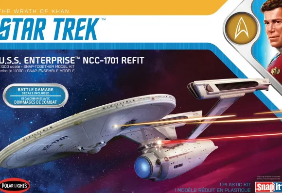 1/1000 Star Trek II: The Wrath of Khan U.S.S. Enterprise NCC-1701 Refit