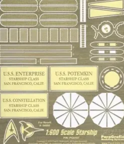 1/600 Star Trek: The Original Series U.S.S. Enterprise NCC-1701 (with Light & Sound Unit ) w/Detail Up Photo-Etched Parts