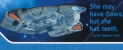1/1000 Star Trek U.S.S. Defiant Unpainted Plastic Model Kit
