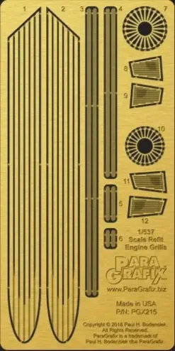 1/537 Star Trek: U.S.S. Enterprise NCC-1701 Refit w/Detail Up Photo-Etched Parts