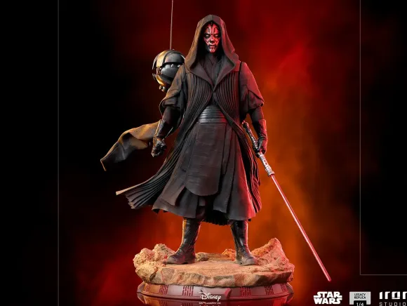 1/4 Star Wars - Iron Studios Scale Statue: Legacy Replica Series - Darth Maul