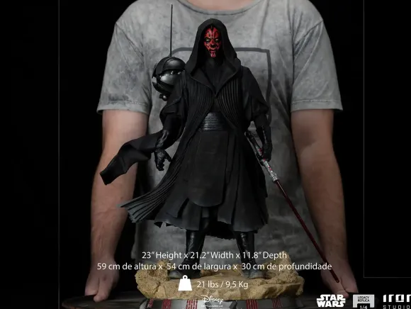 1/4 Star Wars - Iron Studios Scale Statue: Legacy Replica Series - Darth Maul