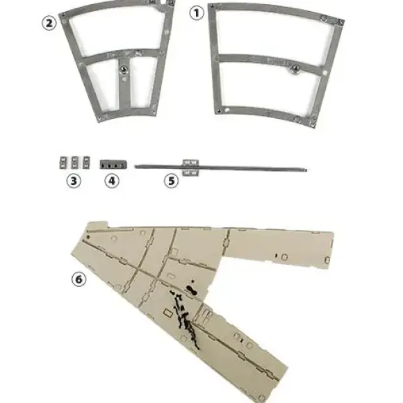 1/43 Star Wars: Millennium Falcon Weekly Magazine #065