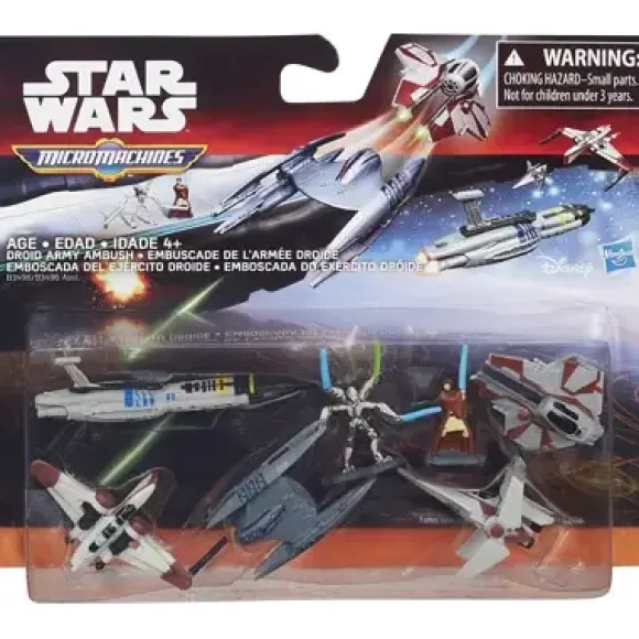 Star Wars: Revenge of the Sith Micromachine DX Vehicles Droid Army Ambush