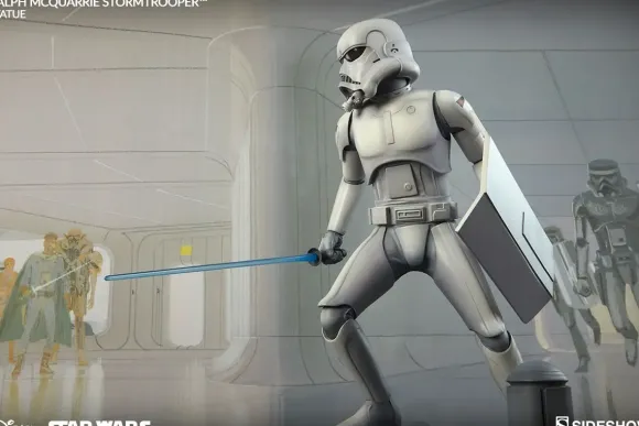 1/5 Star Wars Statue: Concept Artist Ralph McQuarrie Stormtrooper