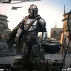 1/10 Star Wars: The Mandalorian - Iron Studios Scale Statue: Art Scale - Din Djarin & Din Grogu