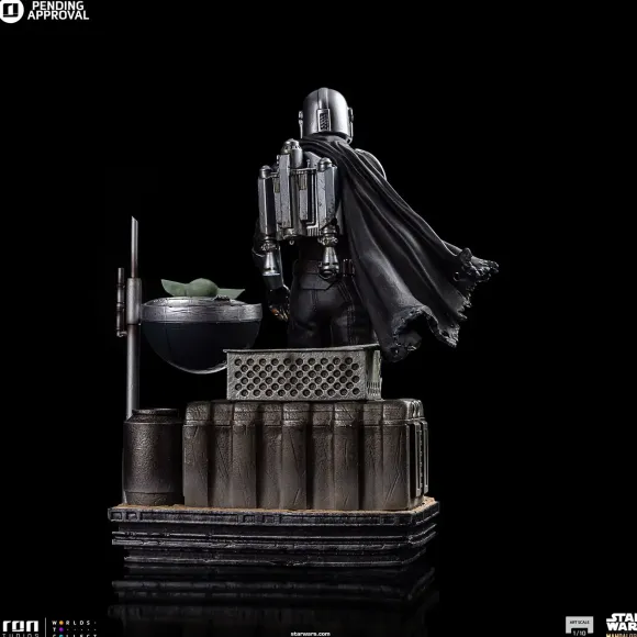 1/10 Star Wars: The Mandalorian - Iron Studios Scale Statue: Art Scale - Din Djarin & Din Grogu