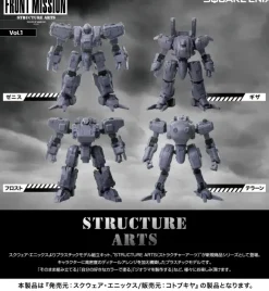 1/72 Structure Arts Plus Plastic Model Kit Series Additional Selection Vol.1 (All 4 Types Box + First Production Box Bonus Included)