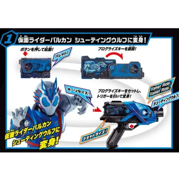 Super Best DX Aims Shot Riser Kamen Rider Vulcan & Valkyrie Set