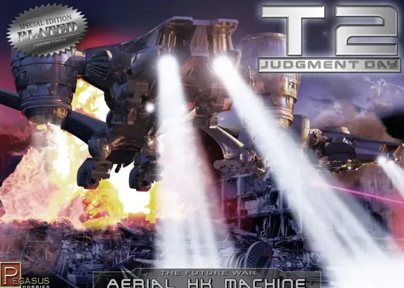1/32 Terminator 2: Judgment Day Aerial HK Machine (Chrome Plated)