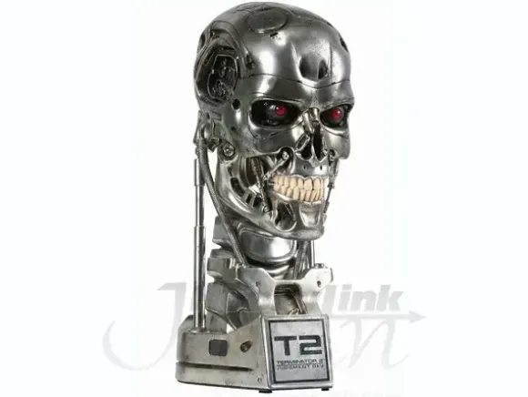 1/1 Terminator 2/ T-800 Combat Veteran Endoskeleton Skull Life Size Bust