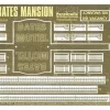 1/87 The Bates Mansion from "Psycho" Detail Up Etching Parts Set (Polar Lights)