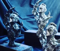 the Beautiful / Bizarre Ones tbbo.EX.001 a portrait of the moon White
