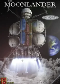 1/350 The Moonlander Spacecraft Wernher von Braun Detail Up Set