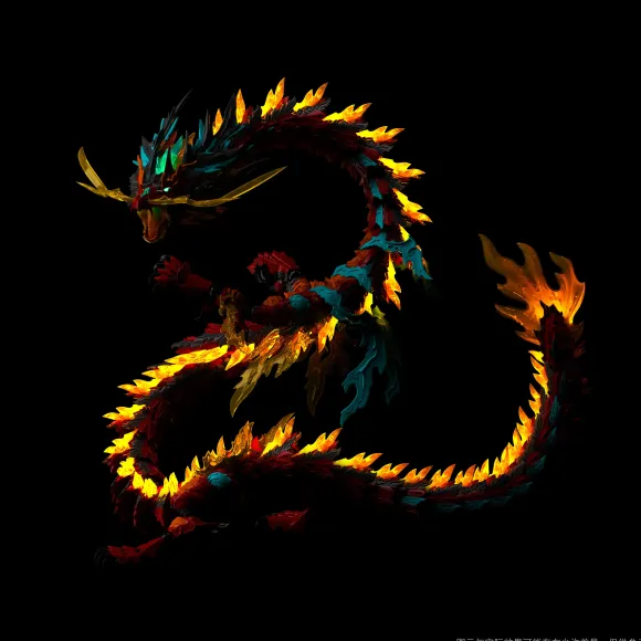 The True Dragon Series ZL-0001 Red Dragon King Plastic Model Kit