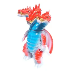 Three-headed dragon, medium size, red dragon (Kouryuu) color version