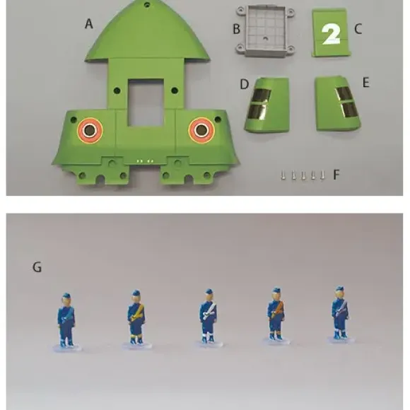 1/144 Thunderbird No.2 & Rescue Machines Weekly Magazine #004