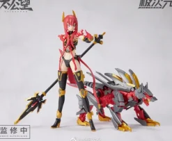 1/10 TKB-01 Yozen & Howling Celestial Dog (Red) Plastic Model Kit