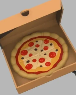 TMNT Teenage Mutant Ninja Turtles / Pizza Bomber by Ndikol 8.3 inch Vinyl Art Statue