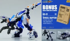 52TOYS BEASTDRIVE BD-01 WHEEL RAPTOR Ver. with Bonus Armor