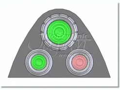 1/24 Turtle Series AT Update Parts Set