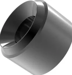 Twin Pipe 2 Black 2.5mm (10pcs) (TP2-B25)