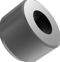 Twin Pipe 2 Black 2.5mm (10pcs) (TP2-B25)
