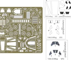 1/72 T-65 X-Wing Photo Etch Detail Set (for Bandai)
