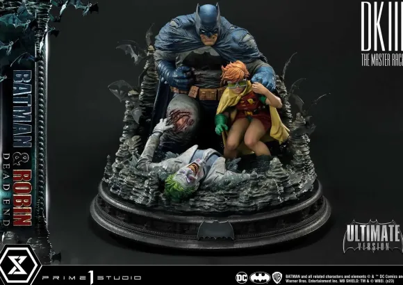 1/4 Ultimate Premium Masterline Batman: The Dark Knight III Master Race Batman & Robin Dead End Ultimate Edition