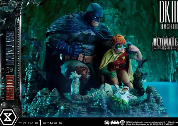 1/4 Ultimate Premium Masterline Batman: The Dark Knight III Master Race Batman & Robin Dead End Ultimate Edition