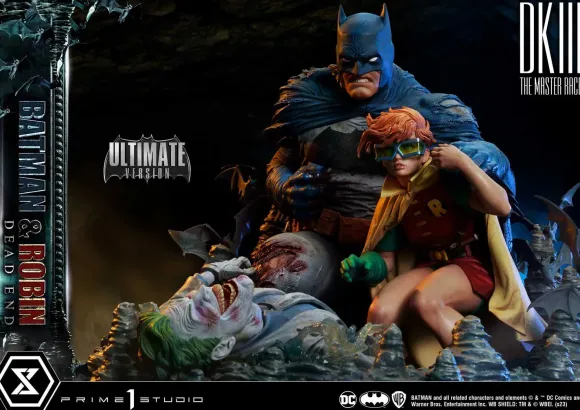 1/4 Ultimate Premium Masterline Batman: The Dark Knight III Master Race Batman & Robin Dead End Ultimate Edition