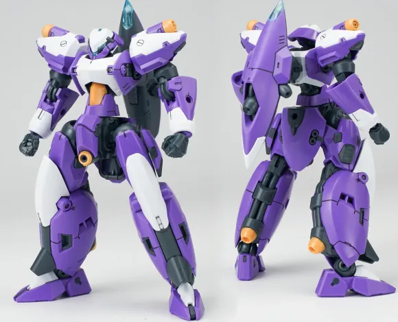 1/144 Ultra Action Trooper: Franz-Alpha Plastic Model Kit (Purple x White)