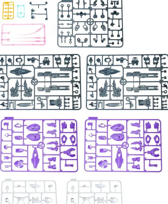 1/144 Ultra Action Trooper: Franz-Alpha Plastic Model Kit (Purple x White)