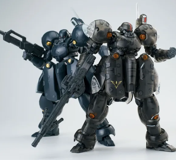 1/144 Ultra Action Trooper ZA-11PS Zi-Kron Plastic Model Kit (Transparent Black)