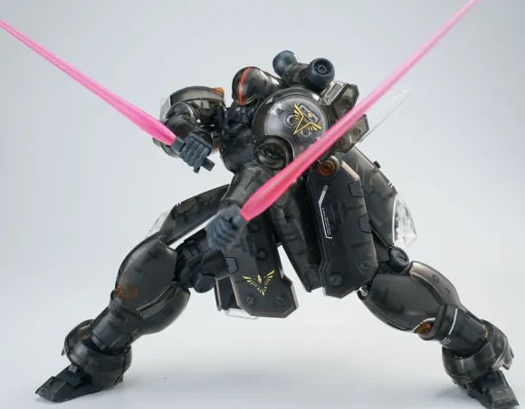 1/144 Ultra Action Trooper ZA-11PS Zi-Kron Plastic Model Kit (Transparent Black)