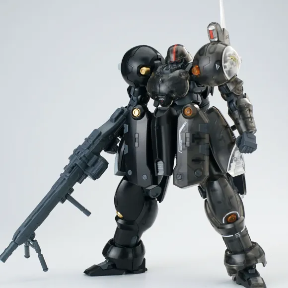 1/144 Ultra Action Trooper ZA-11PS Zi-Kron Plastic Model Kit (Transparent Black)