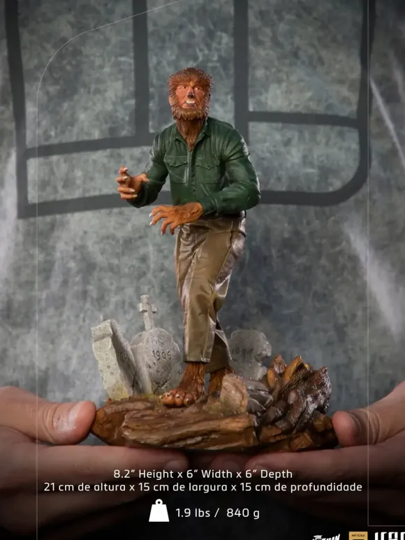 1/10 Universal Monsters - Iron Studios Scale Statue: Deluxe Art Scale - The Wolf Man