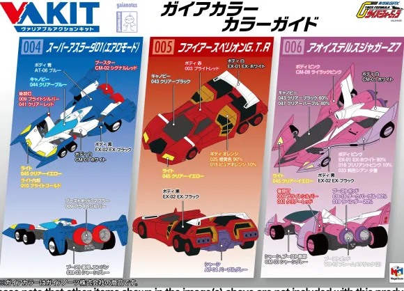Variable Action Kit Future GPX Cyber Formula Fire Sperion G.T.R