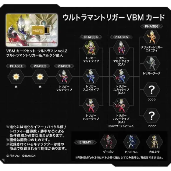 VBM Card Set Ultraman Vol.2 Ultraman Trigger & Alien Baltan