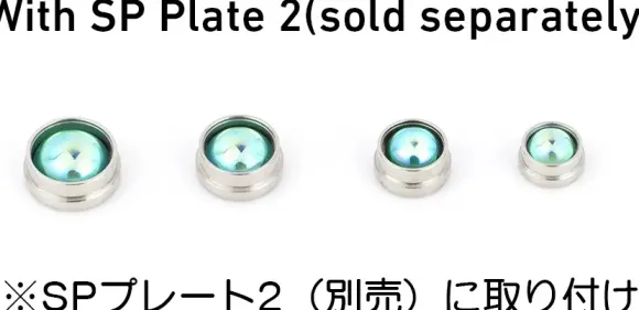 VC Dome 3 Green M 2.5 3.0 3.5 4.0mm (5pcs Each, 20pcs)