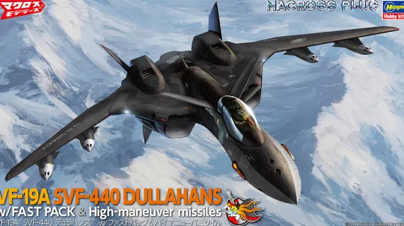 1/72 VF-19A SVF-440 Dullahan's w/Fast Pack & High Maneuver Missile