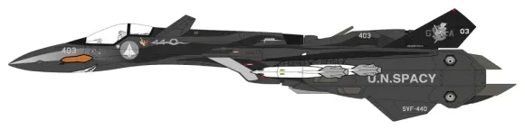 1/72 VF-19A SVF-440 Dullahan's w/Fast Pack & High Maneuver Missile