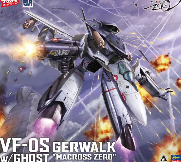 1/72 VF-0S Gerwalk w/Ghost Macross Zero